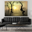 Dancing Trees by Igor Zenin on GIANT ART - black photo manipulation