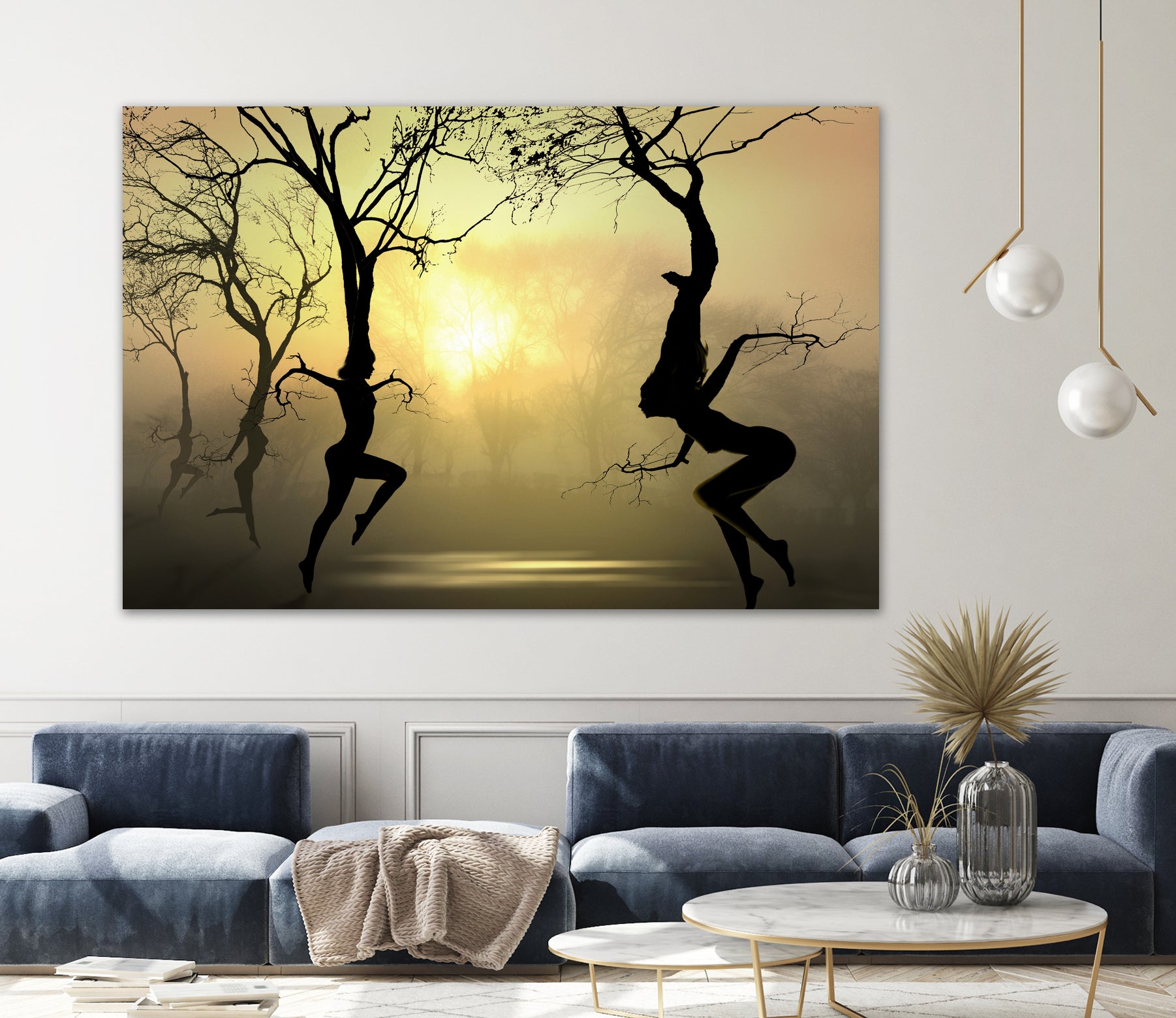 Dancing Trees by Igor Zenin on GIANT ART - black photo manipulation