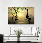 Dancing Trees by Igor Zenin on GIANT ART - black photo manipulation