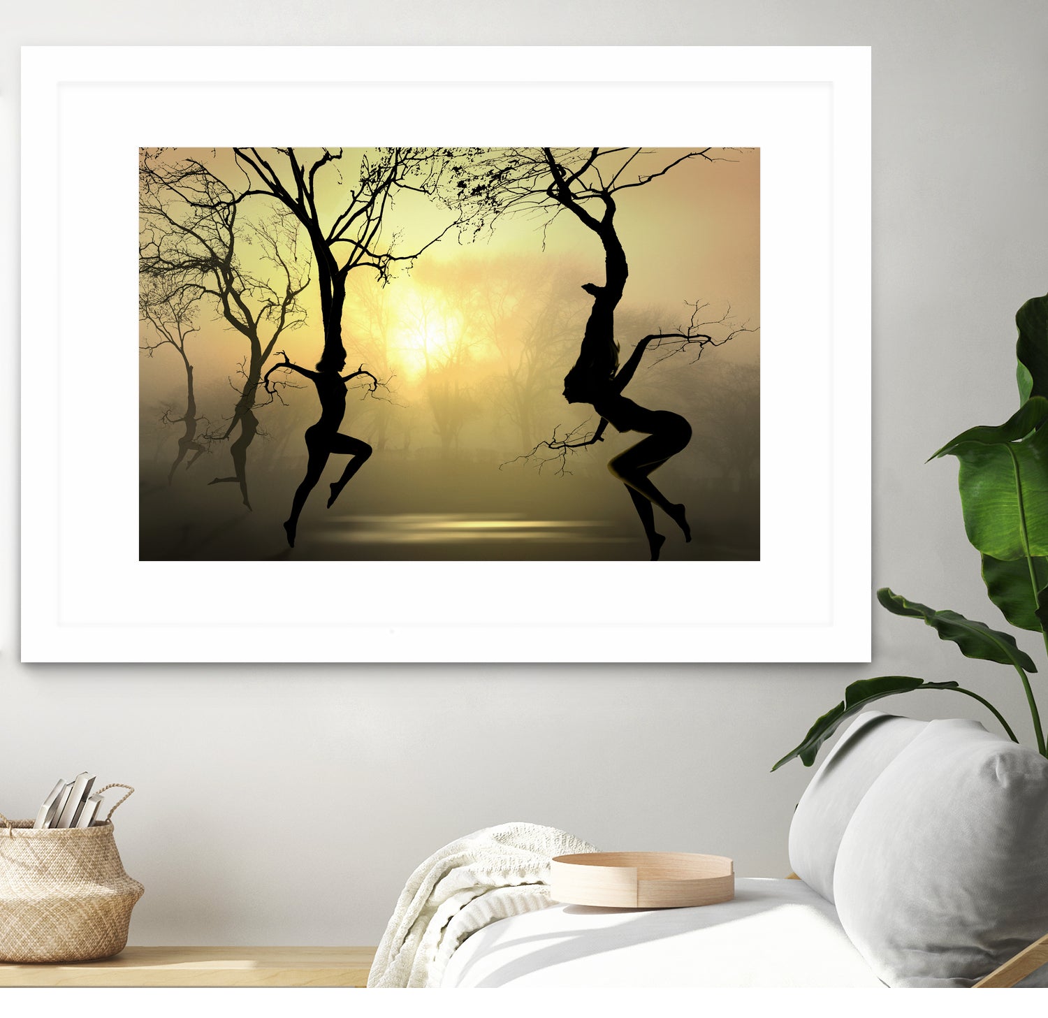 Dancing Trees by Igor Zenin on GIANT ART - black photo manipulation