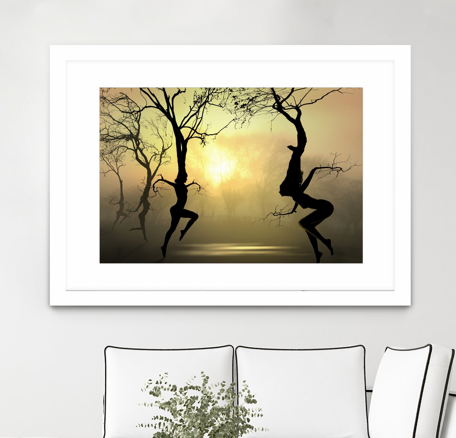 Dancing Trees by Igor Zenin on GIANT ART - black photo manipulation