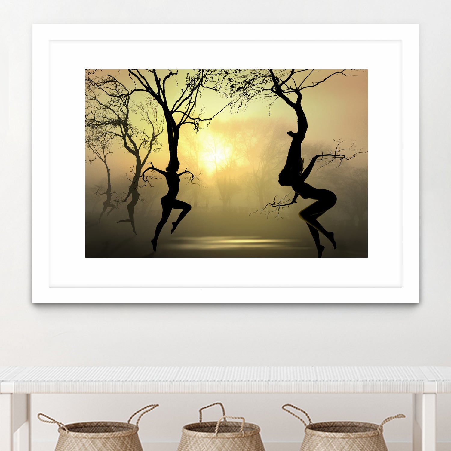 Dancing Trees by Igor Zenin on GIANT ART - black photo manipulation