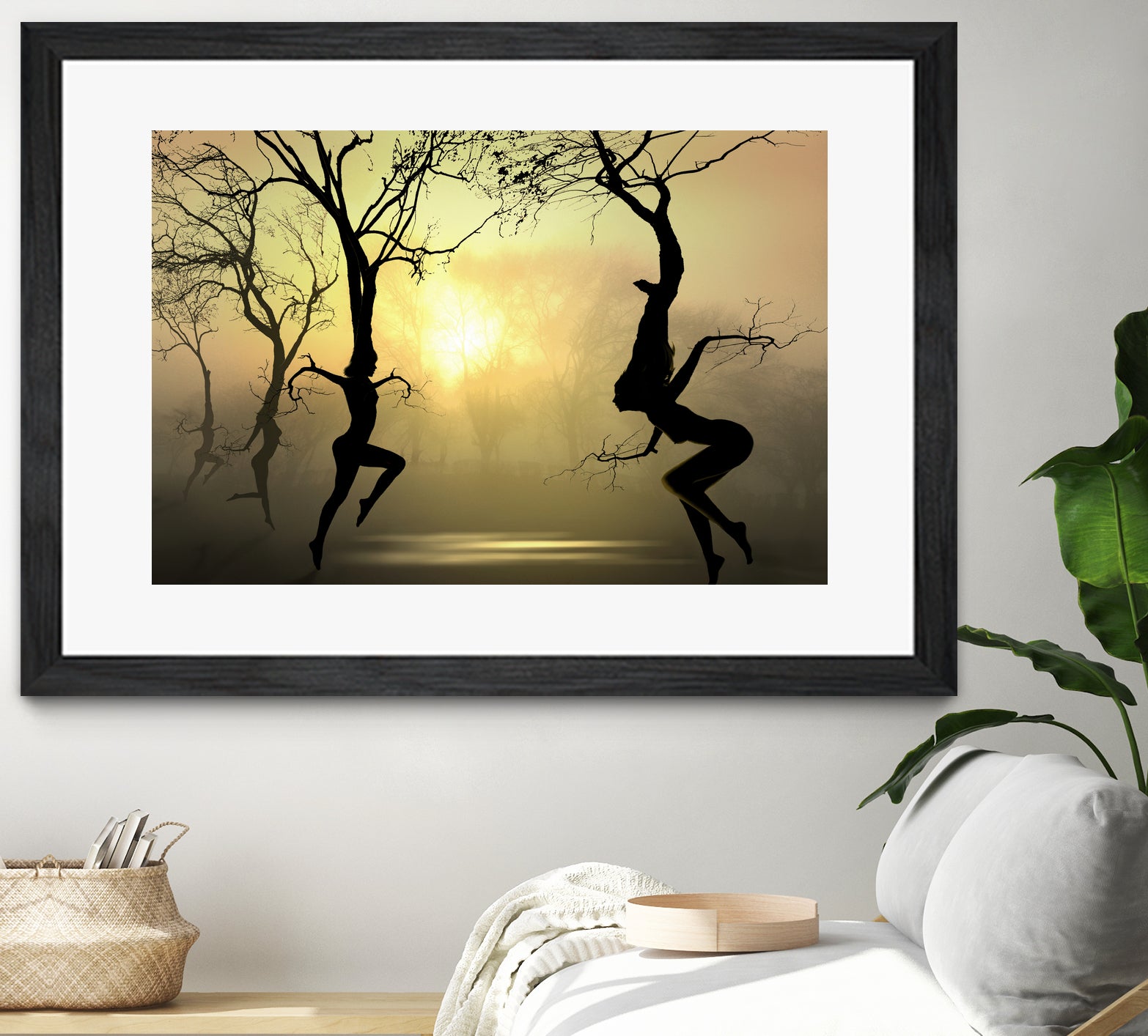 Dancing Trees by Igor Zenin on GIANT ART - black photo manipulation