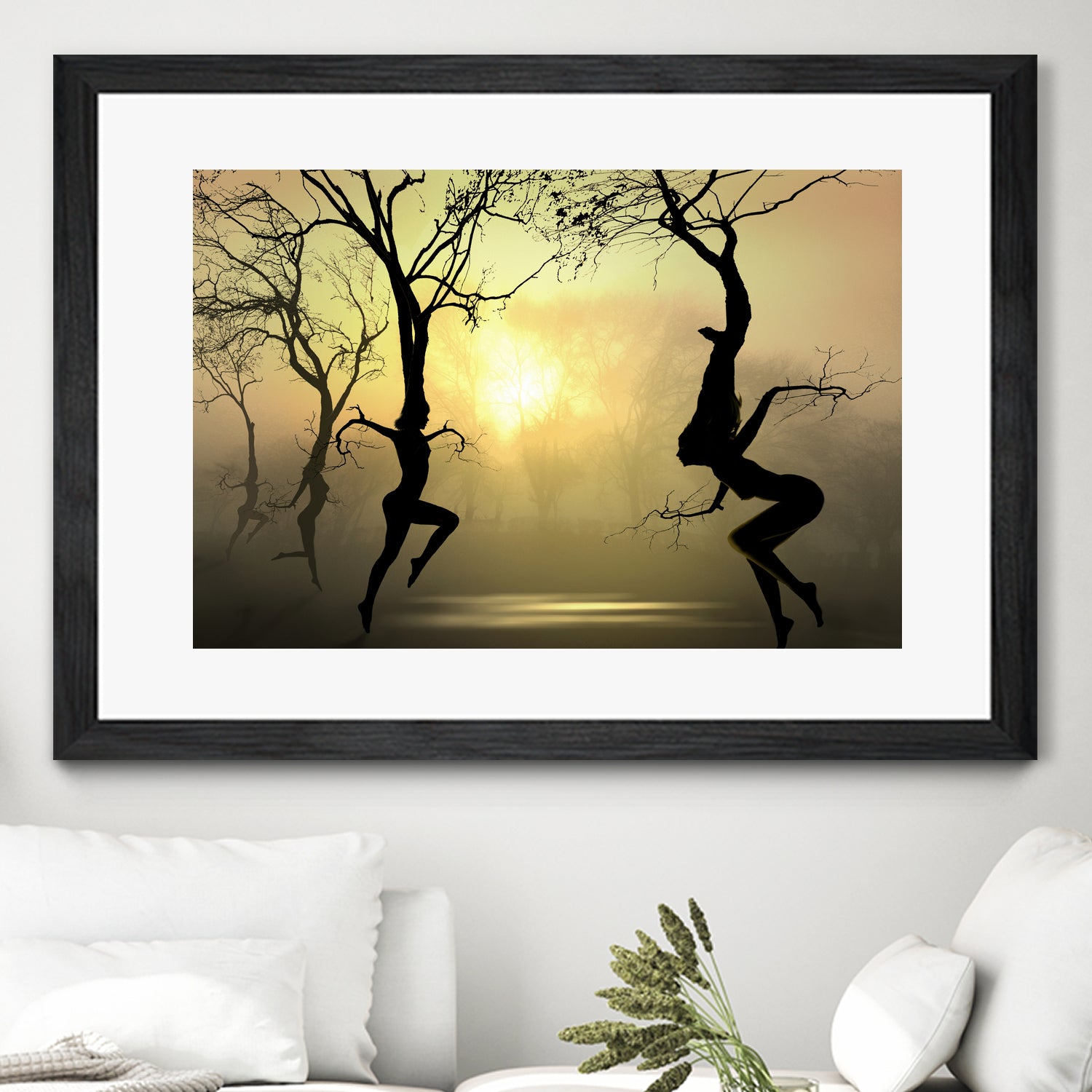 Dancing Trees by Igor Zenin on GIANT ART - black photo manipulation