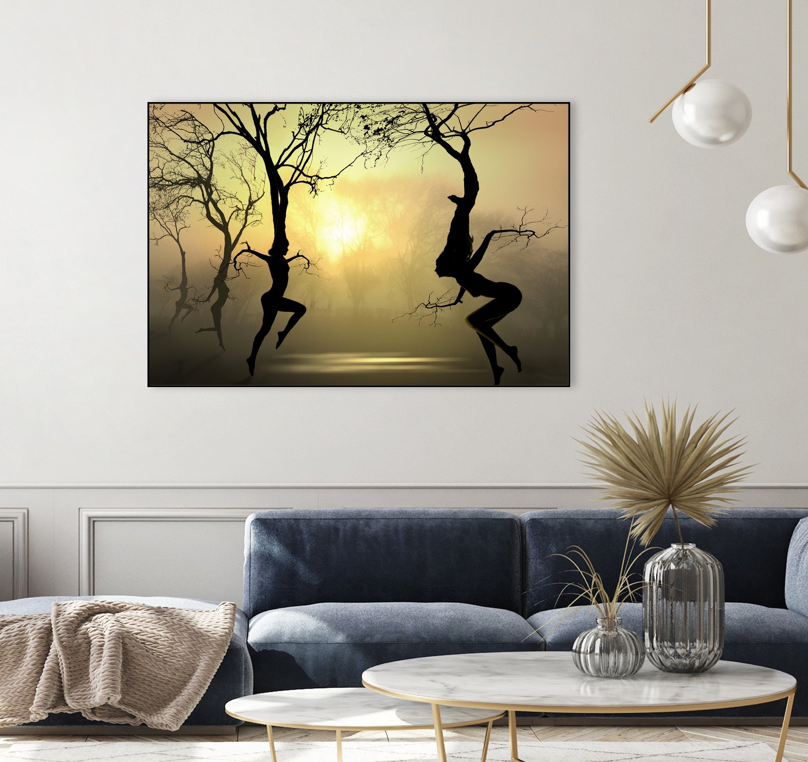 Dancing Trees by Igor Zenin on GIANT ART - black photo manipulation