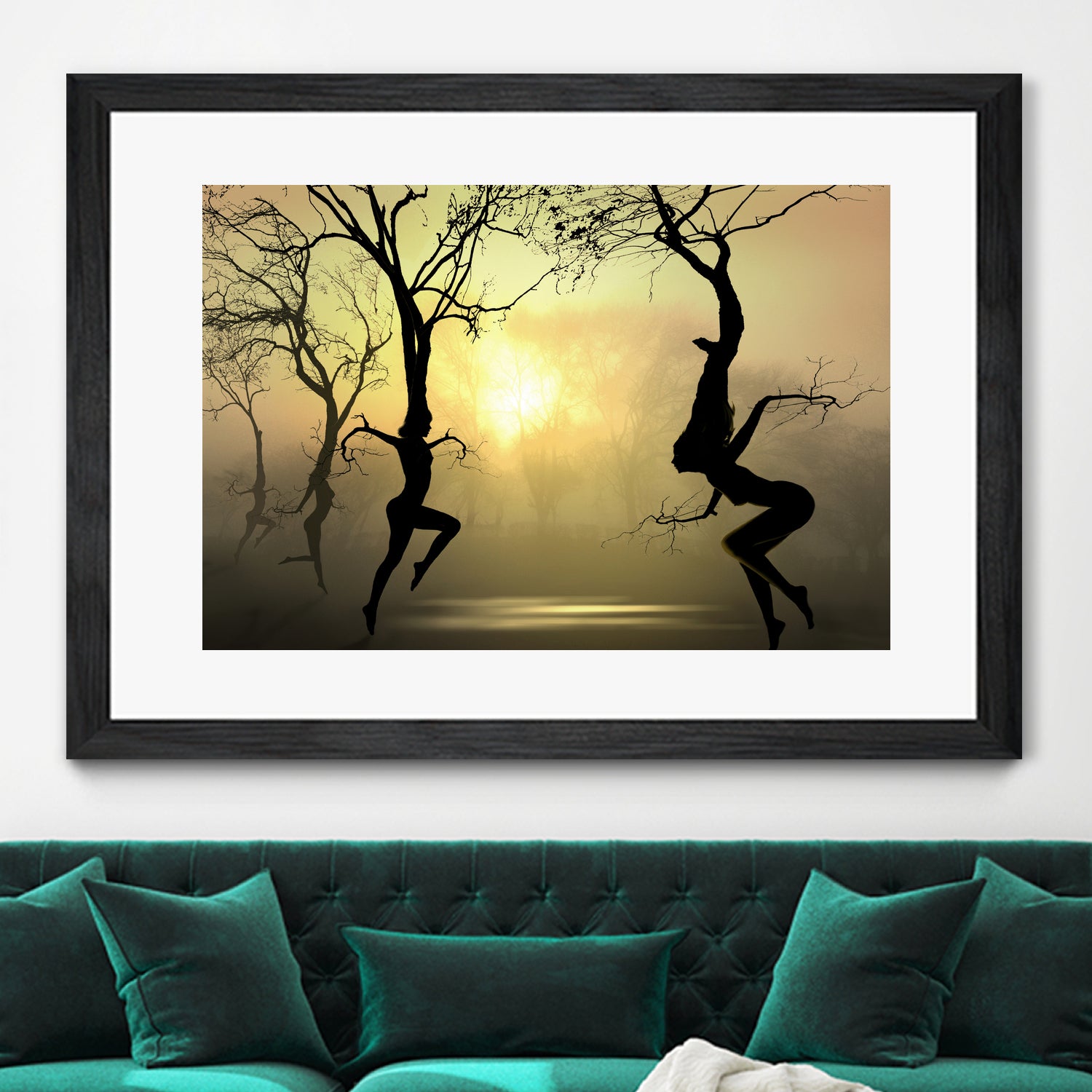 Dancing Trees by Igor Zenin on GIANT ART - black photo manipulation