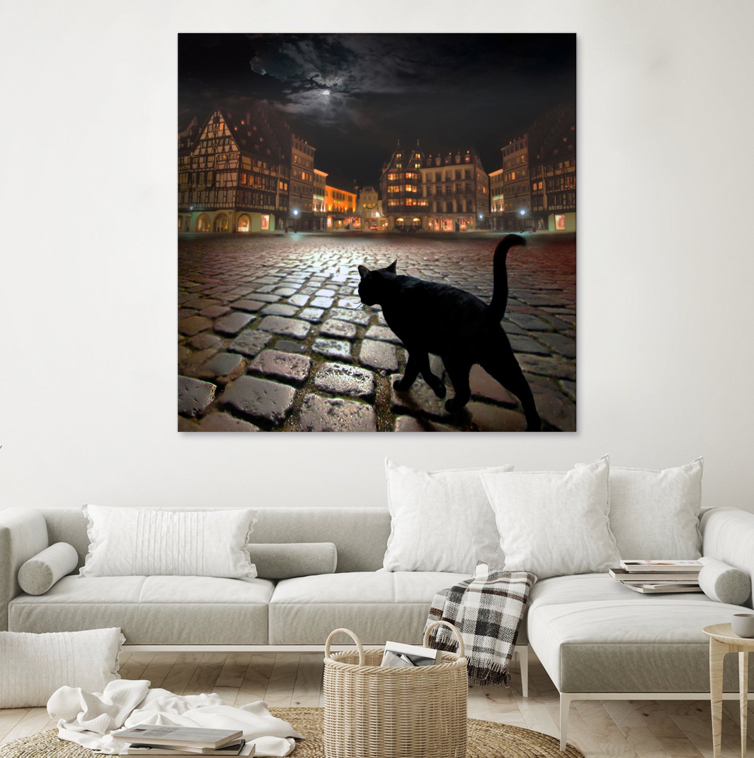 Strasburg's Night by Igor Zenin on GIANT ART - black digital painting