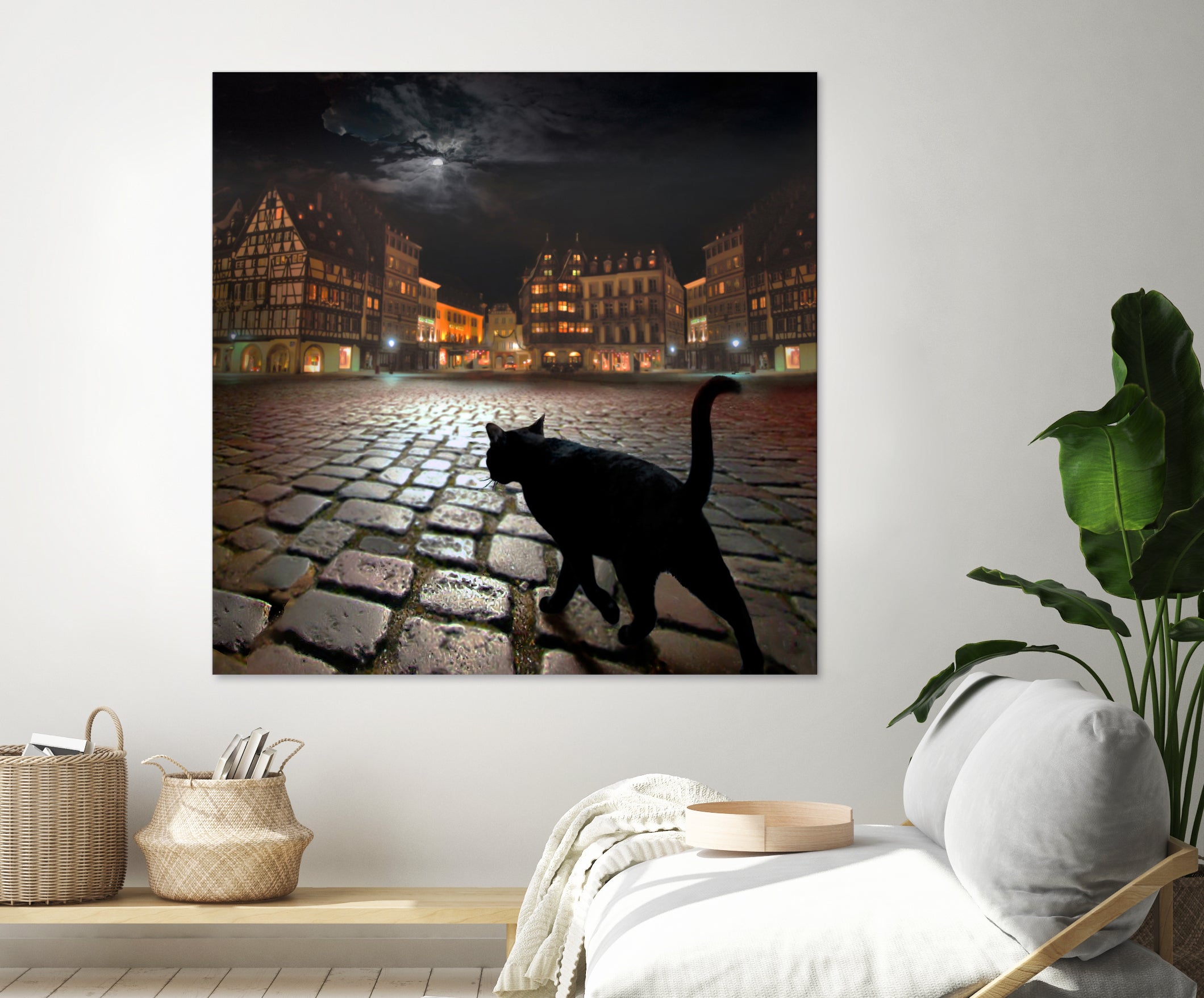 Strasburg's Night by Igor Zenin on GIANT ART - black digital painting