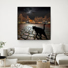 Strasburg's Night by Igor Zenin on GIANT ART - black digital painting