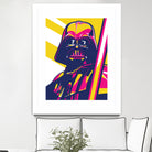 Darth Vader by Art Style on GIANT ART - orange vector illustration