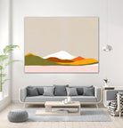 Minimal Landscape 1. Spring by Dominique Van Roey on GIANT ART - white digital drawing