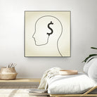 Dollar a head by Aleksandr Vector on GIANT ART - white vector illustration