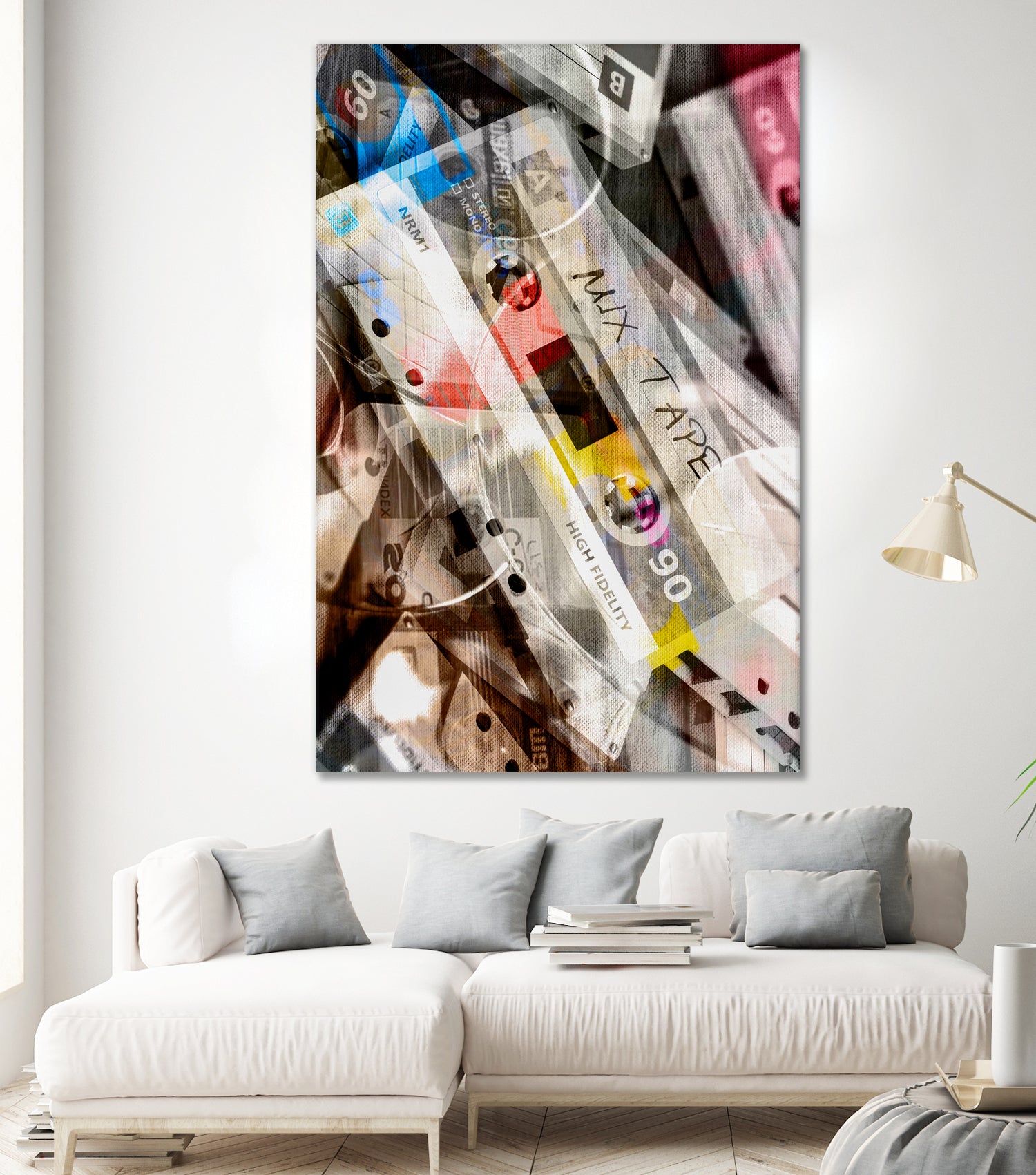 RETRO LOVE #3 by Sara Bernini on GIANT ART - gray digital painting