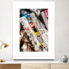 RETRO LOVE #3 by Sara Bernini on GIANT ART - gray digital painting