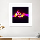 Psychedelic Energy Hands 1 (GIF) by Francois Martin Painchaud on GIANT ART - pink character design