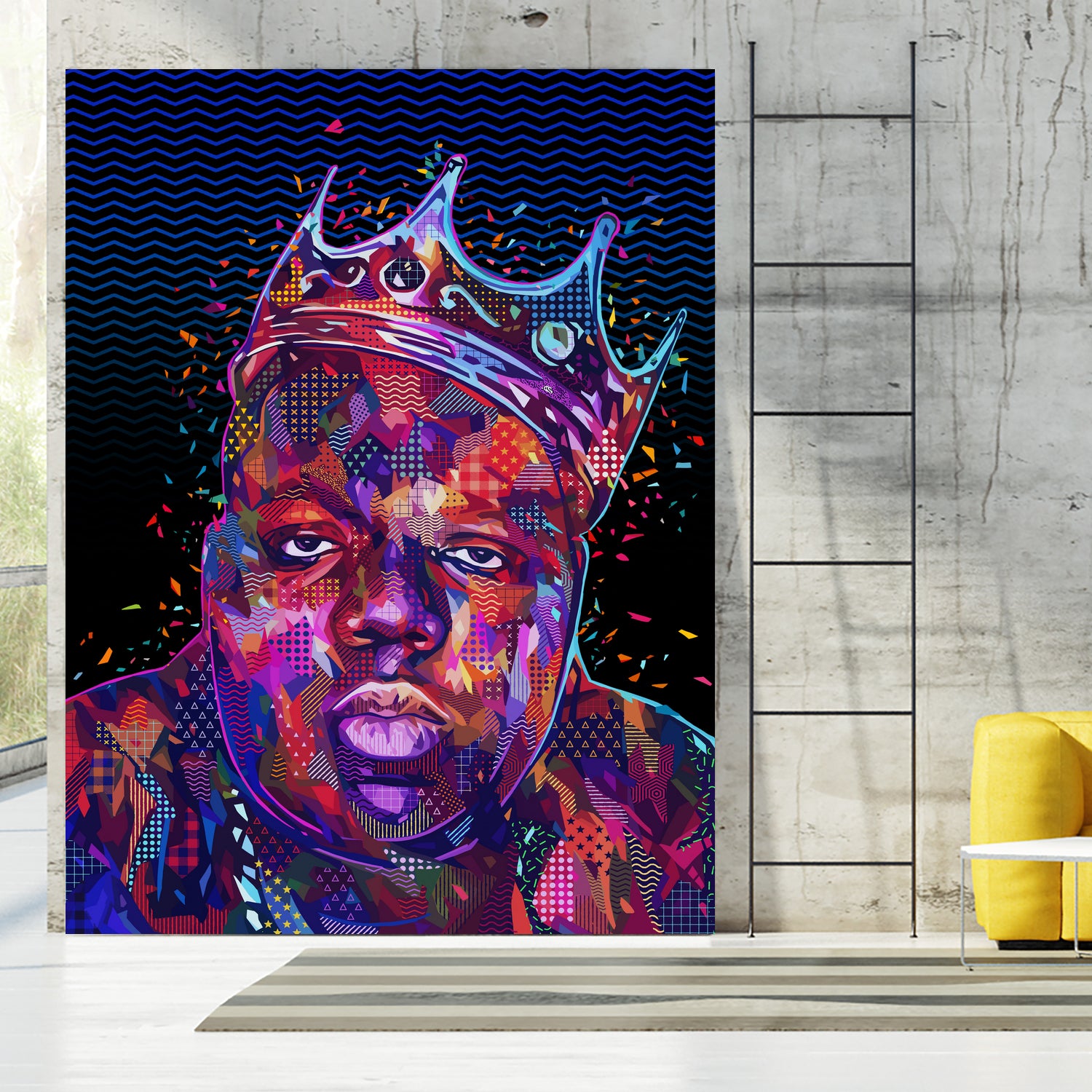 Pop Notorious by Alessandro Pautasso on GIANT ART - black digital painting