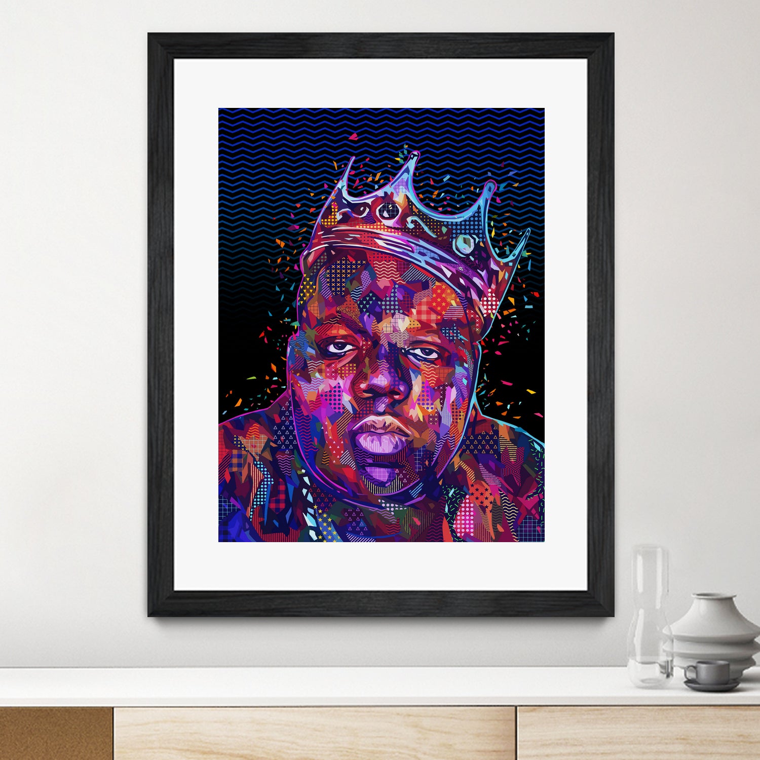 Pop Notorious by Alessandro Pautasso on GIANT ART - black digital painting