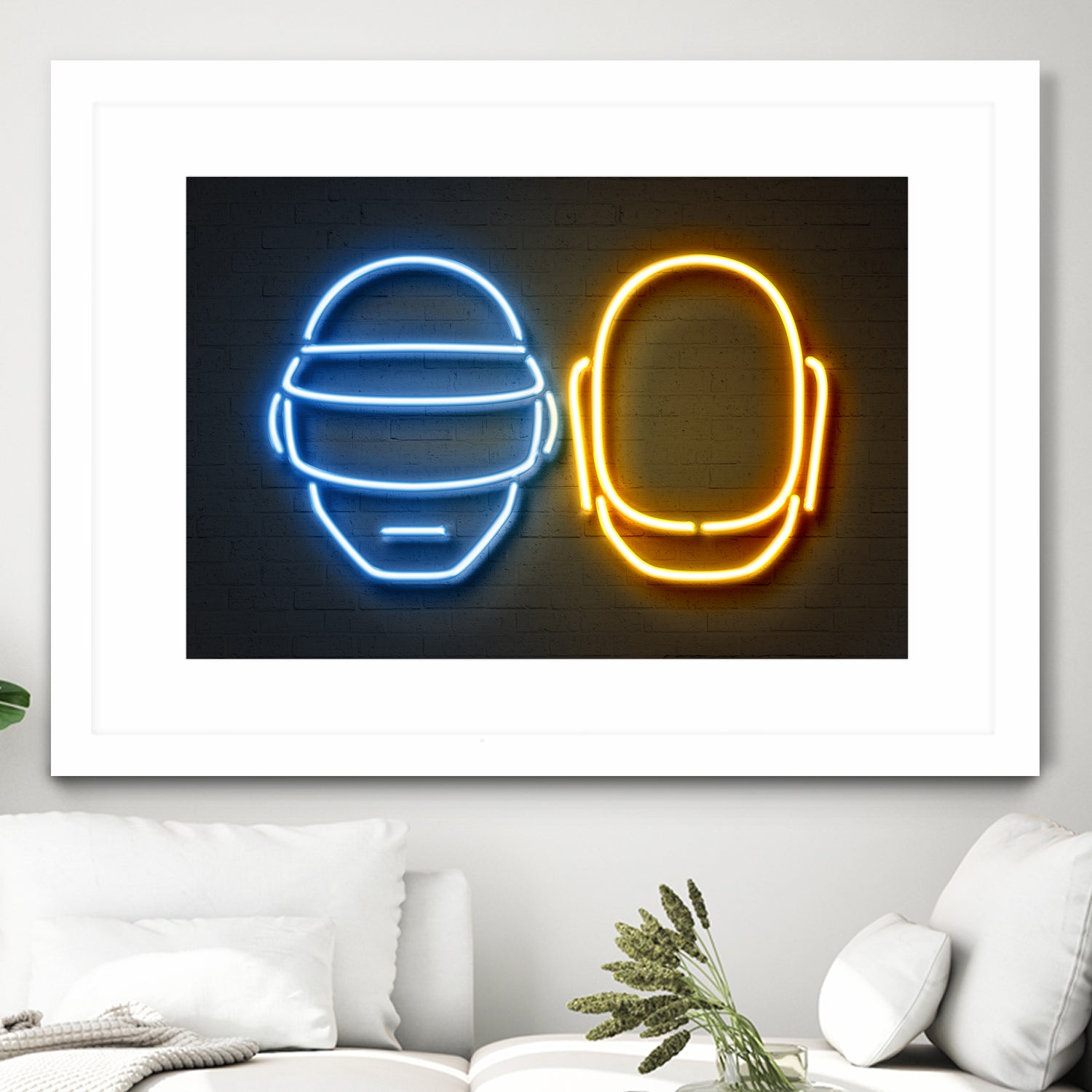 Daft Punk by Octavian Mihai Mielu on GIANT ART - blue character design