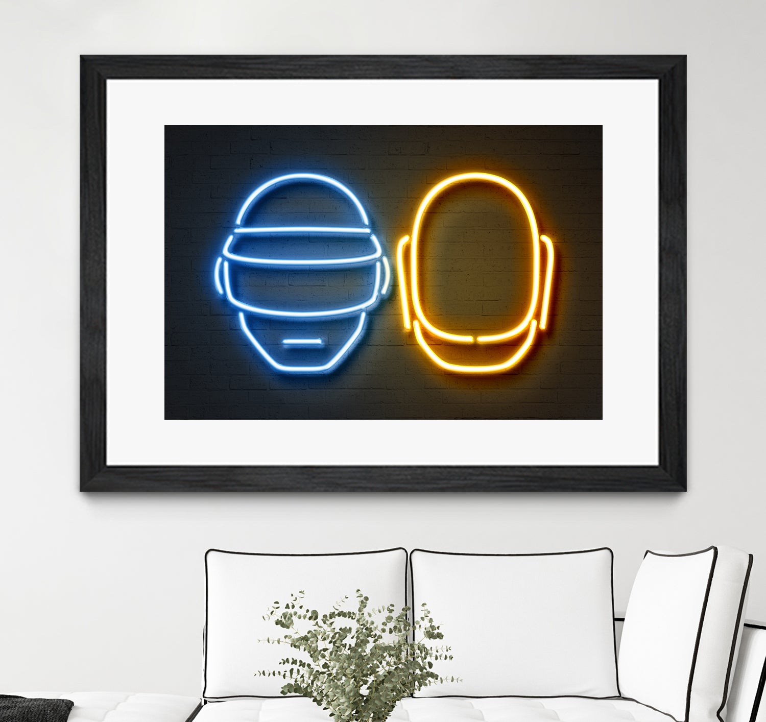 Daft Punk by Octavian Mihai Mielu on GIANT ART - blue character design