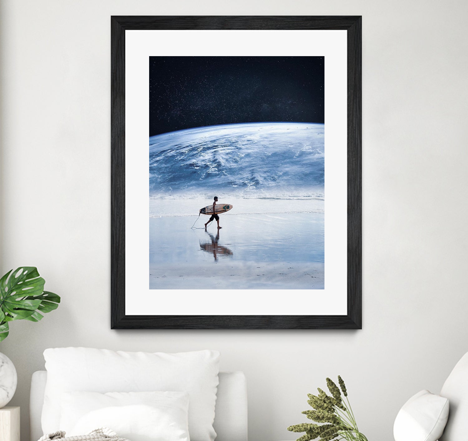 Earth Surfing by Murat Akyol on GIANT ART - white digital painting