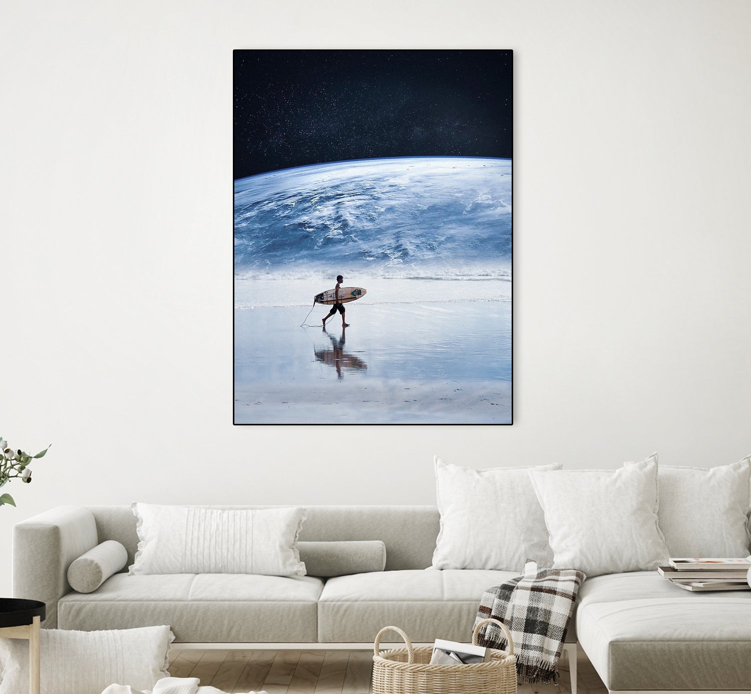 Earth Surfing by Murat Akyol on GIANT ART - white digital painting