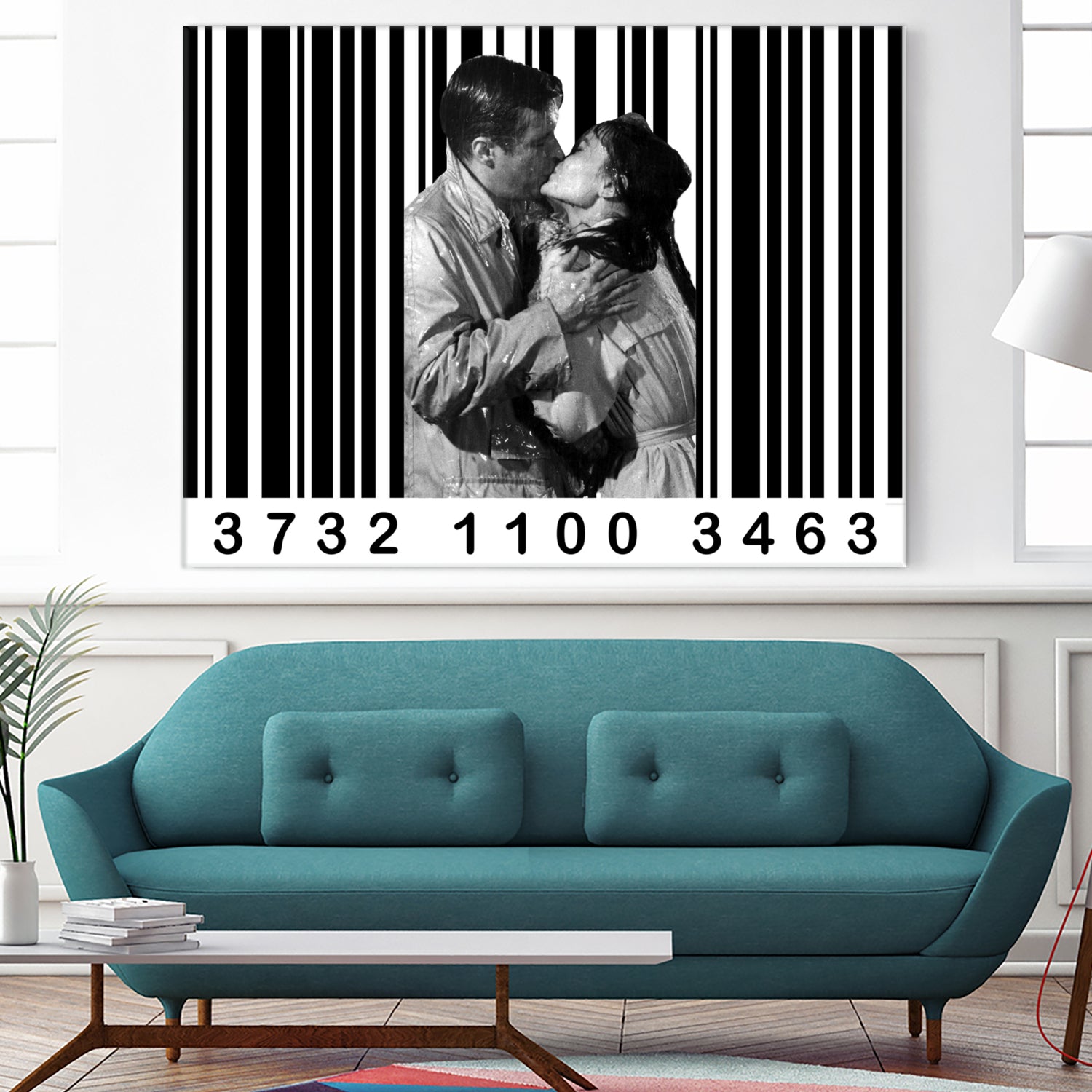 Breakfast at Tiffany's in Barcode by Luigi Tarini on GIANT ART - white photo manipulation