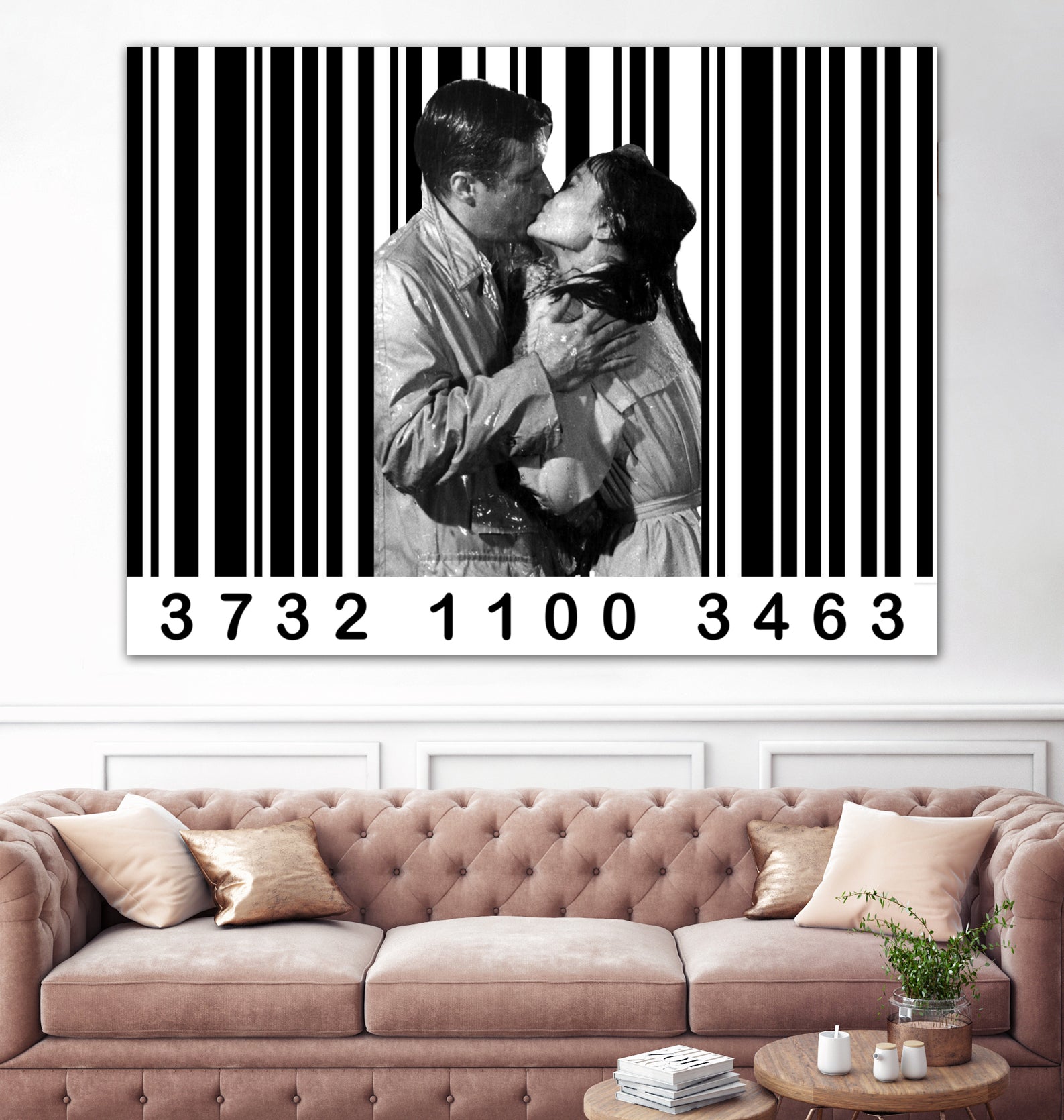 Breakfast at Tiffany's in Barcode by Luigi Tarini on GIANT ART - white photo manipulation