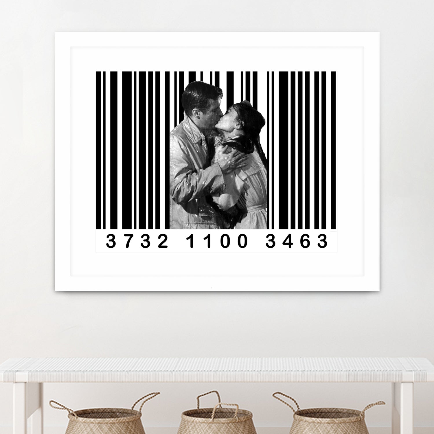 Breakfast at Tiffany's in Barcode by Luigi Tarini on GIANT ART - white photo manipulation