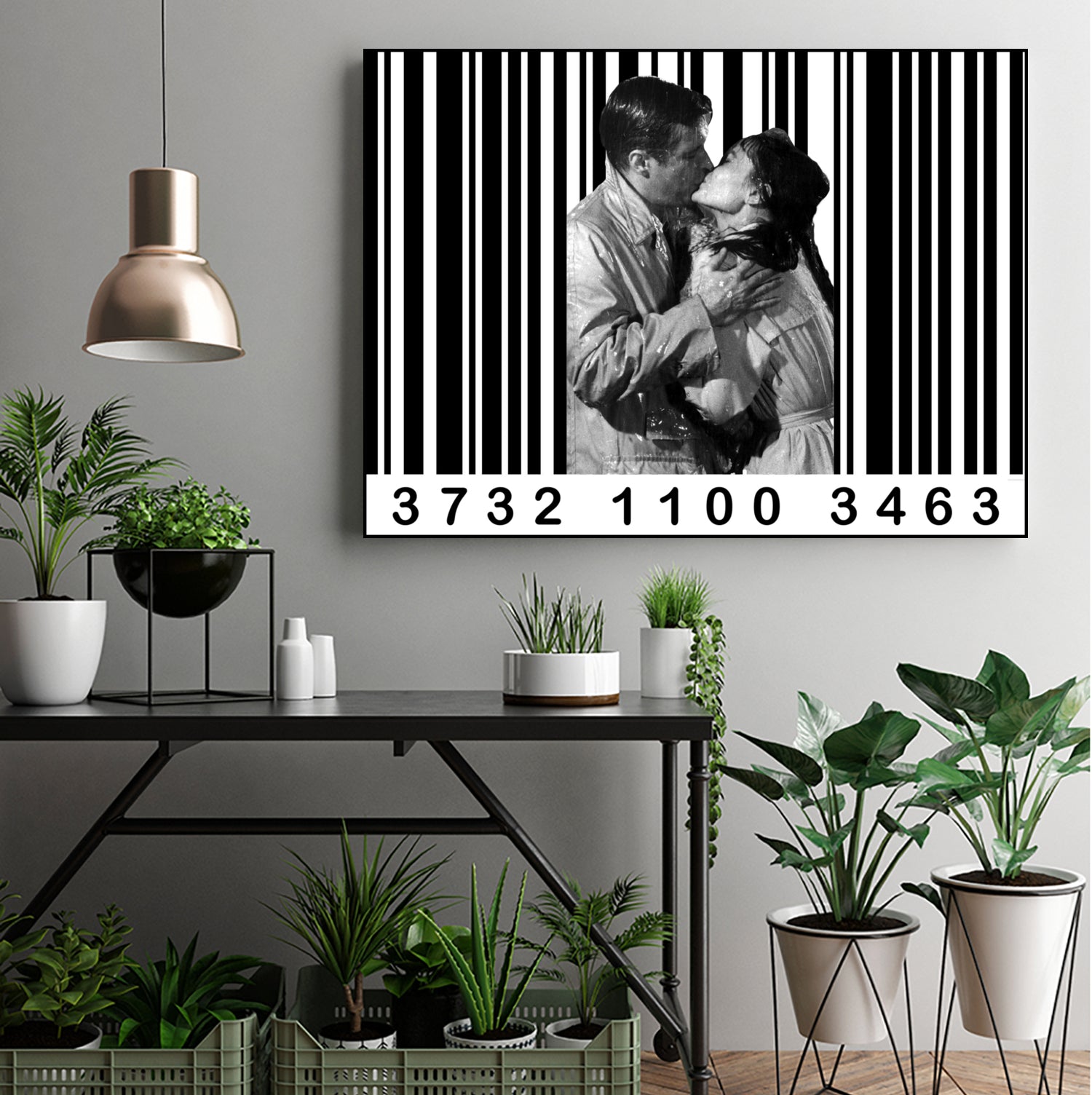 Breakfast at Tiffany's in Barcode by Luigi Tarini on GIANT ART - white photo manipulation