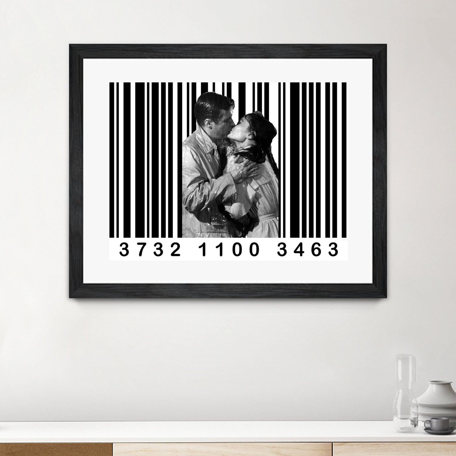 Breakfast at Tiffany's in Barcode by Luigi Tarini on GIANT ART - white photo manipulation