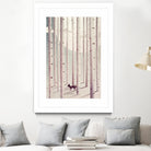 Serene Forest by Annisa Tiara Utami on GIANT ART - white digital drawing