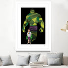 Girl Smash by Jason Ratliff on GIANT ART - green digital painting