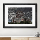 Canada Château Frontenac Artistic Illustration Rough by Renna Jason on GIANT ART - white cartooning