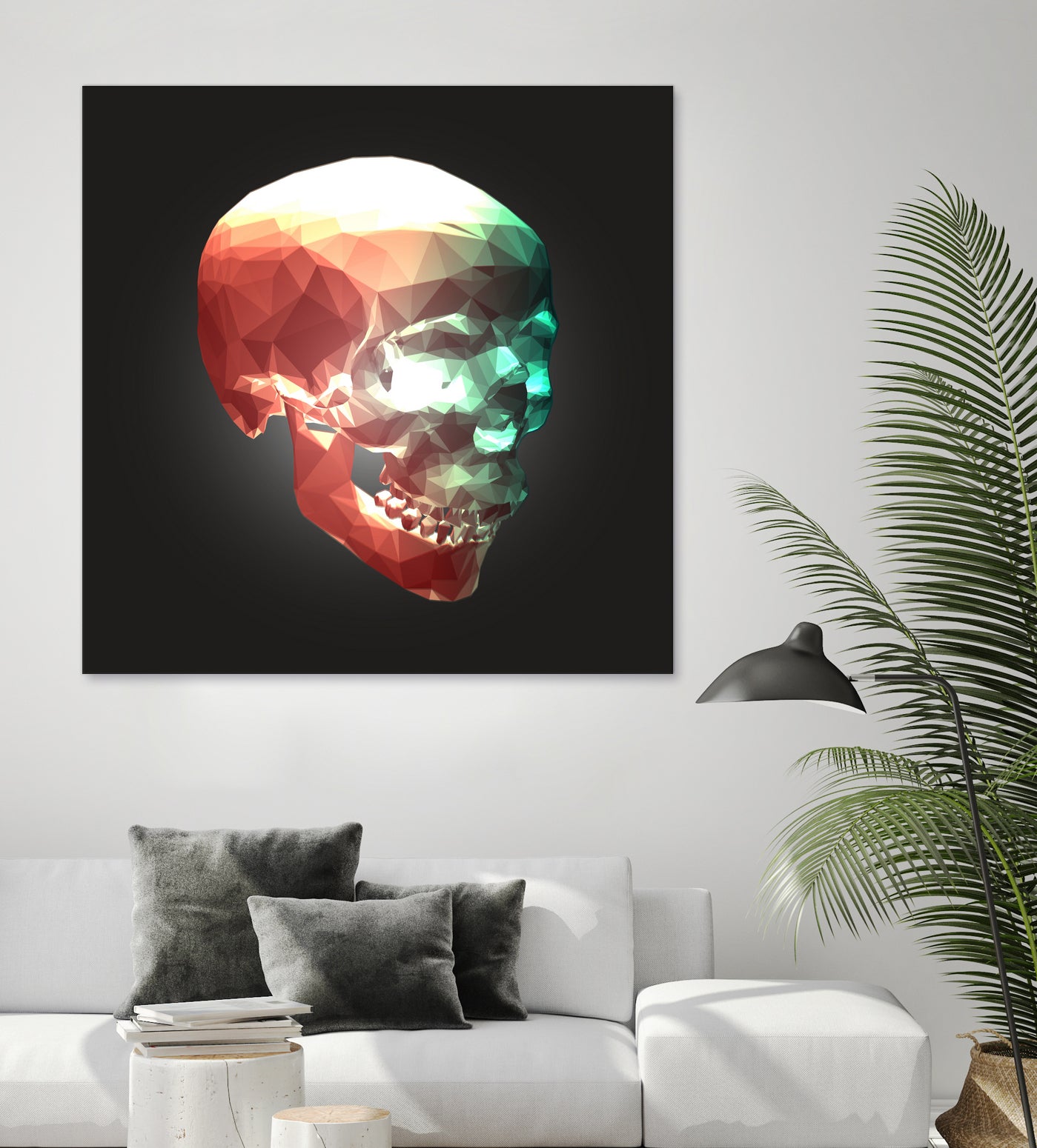 Crystal Skull by Aimer Heinz on GIANT ART - red 3d art