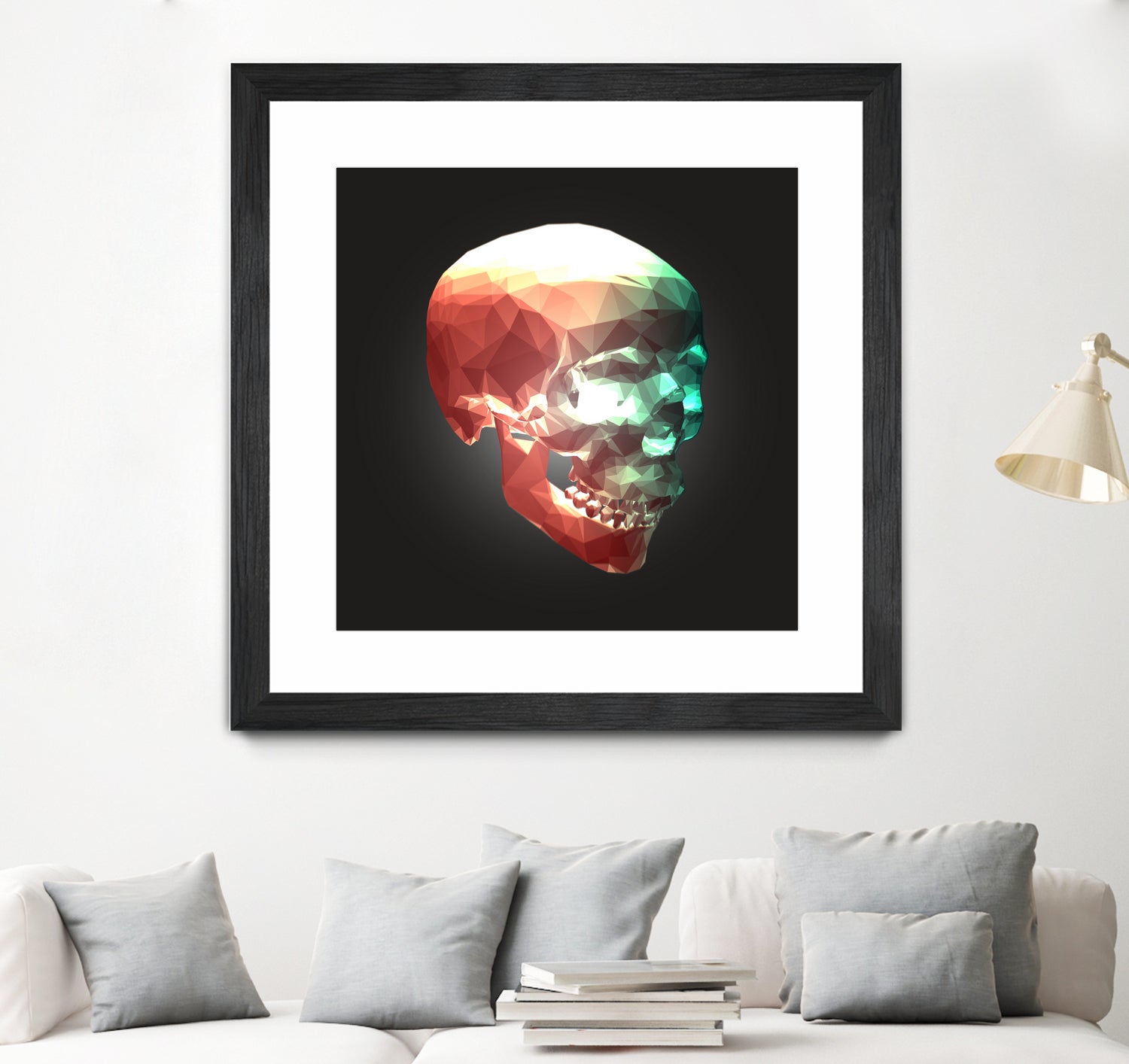 Crystal Skull by Aimer Heinz on GIANT ART - red 3d art