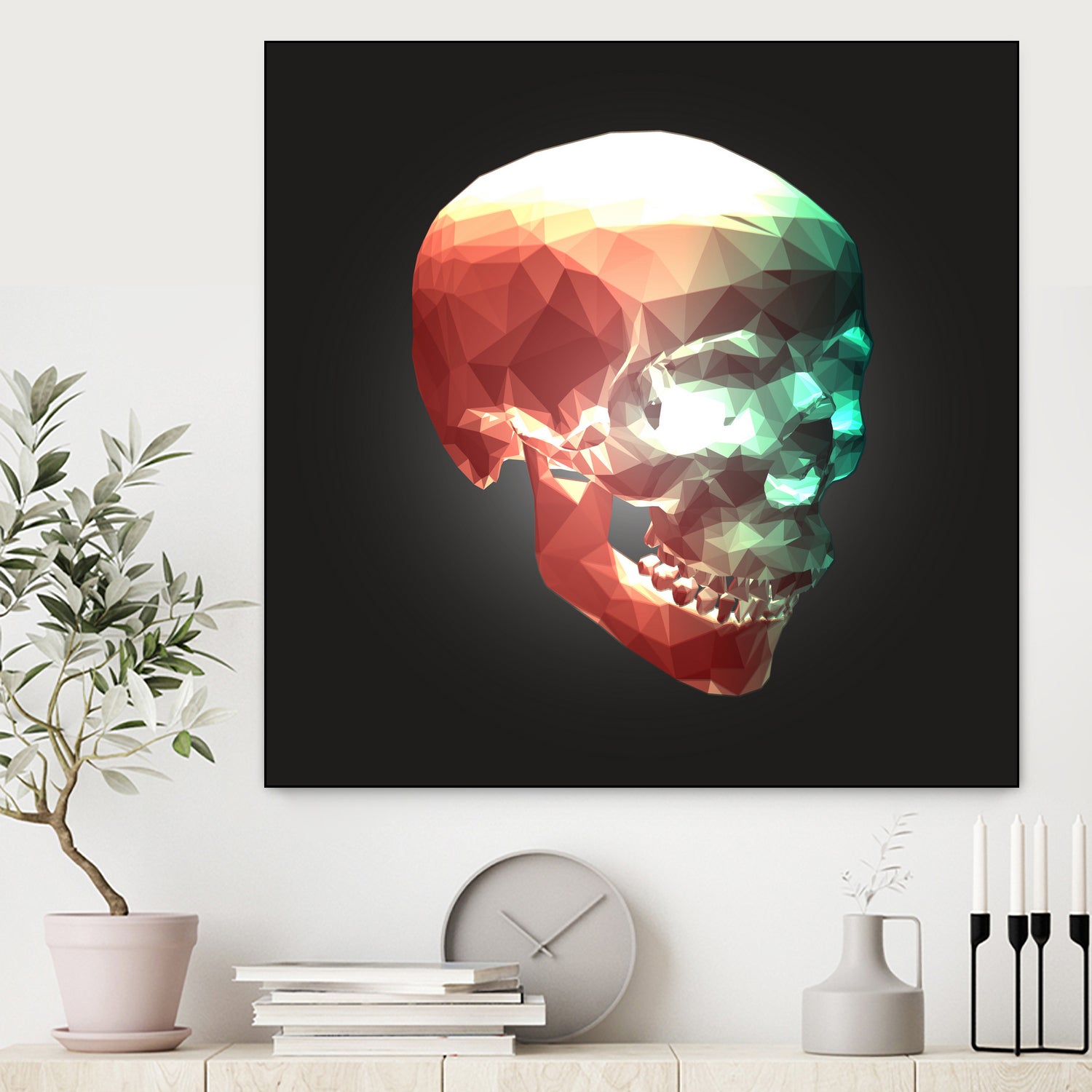 Crystal Skull by Aimer Heinz on GIANT ART - red 3d art