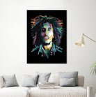 BOB MARLEY by Aan Susanto on GIANT ART - black character design