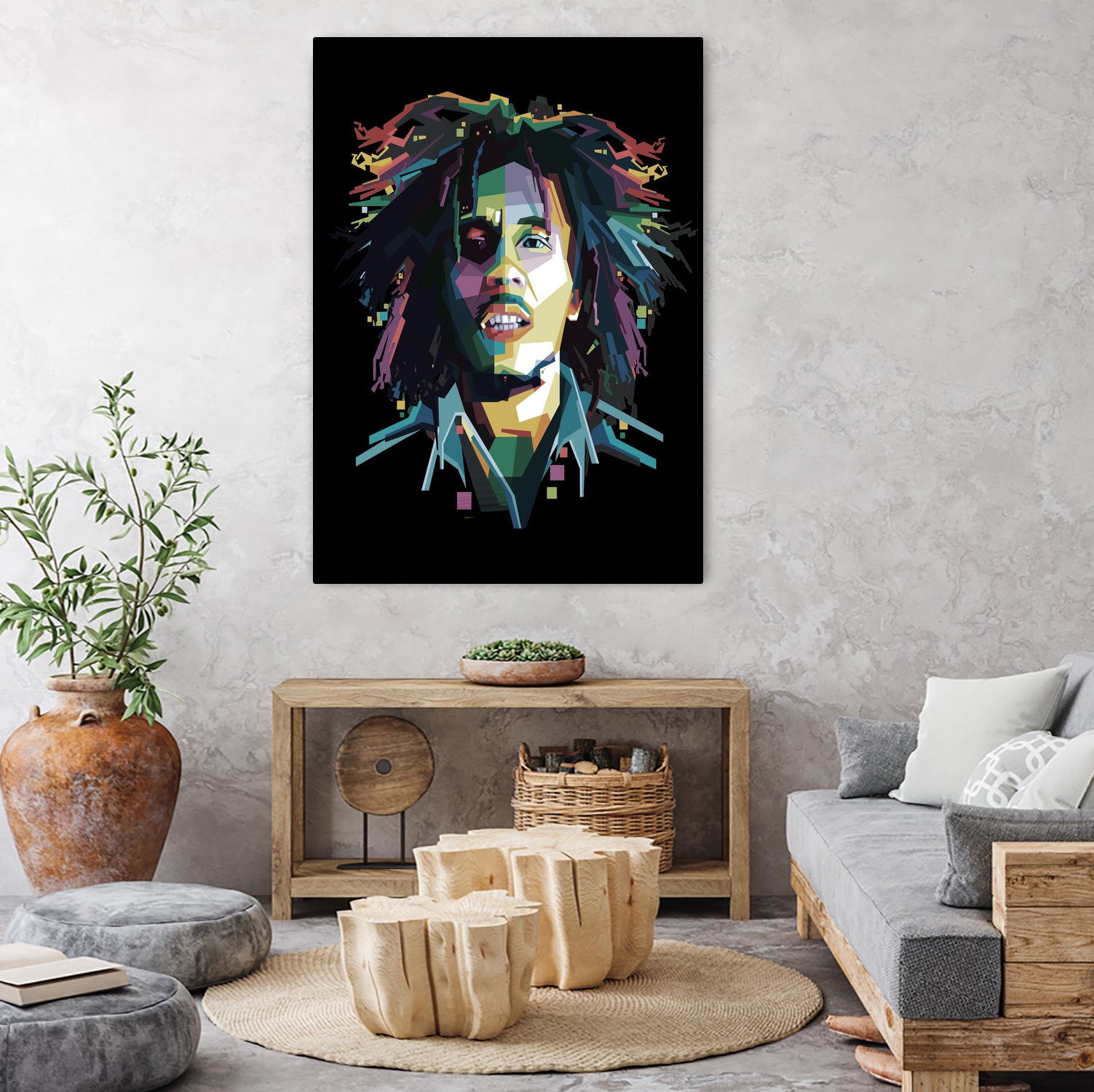 BOB MARLEY by Aan Susanto on GIANT ART - black character design