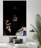 Pop art in the shadows by Menelaos Trompoukis on GIANT ART - black digital painting