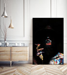 Pop art in the shadows by Menelaos Trompoukis on GIANT ART - black digital painting