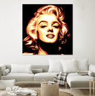 Marilyn Monroe by Harun Elibol on GIANT ART - white vector illustration