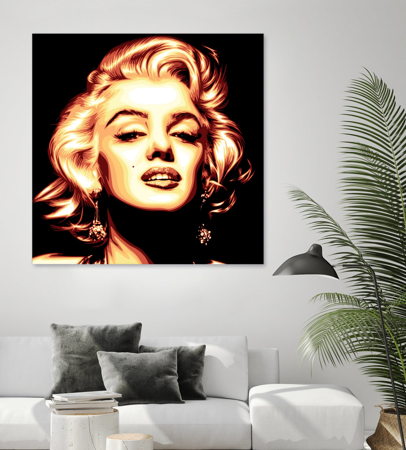 Marilyn Monroe by Harun Elibol on GIANT ART - white vector illustration