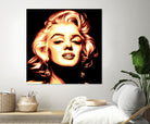 Marilyn Monroe by Harun Elibol on GIANT ART - white vector illustration