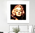 Marilyn Monroe by Harun Elibol on GIANT ART - white vector illustration