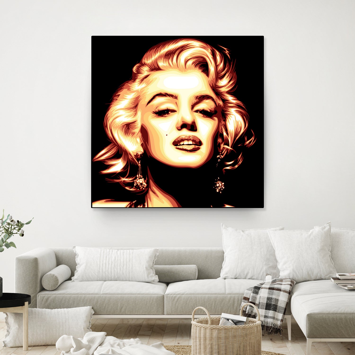 Marilyn Monroe by Harun Elibol on GIANT ART - white vector illustration