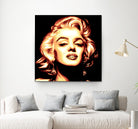 Marilyn Monroe by Harun Elibol on GIANT ART - white vector illustration