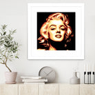 Marilyn Monroe by Harun Elibol on GIANT ART - white vector illustration