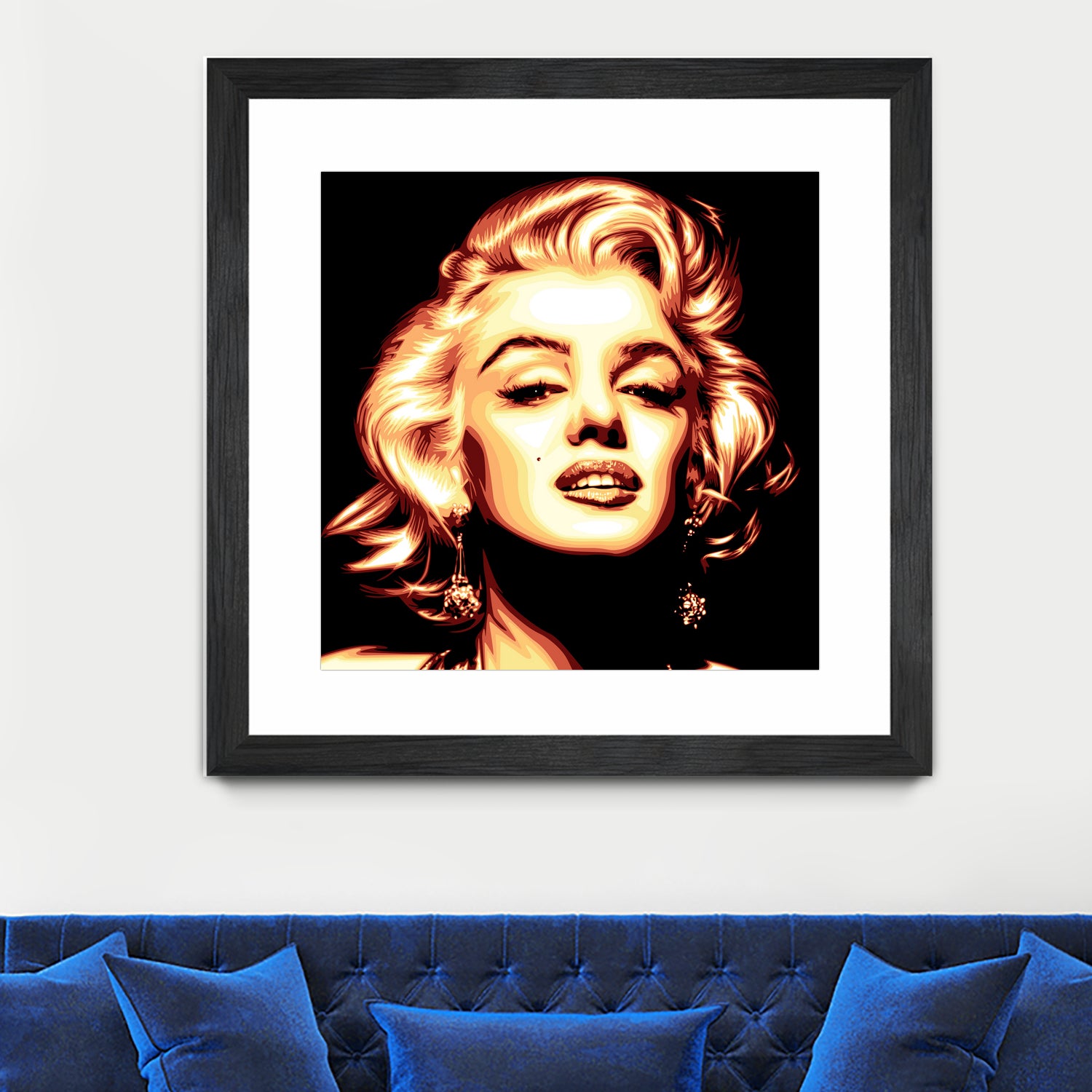 Marilyn Monroe by Harun Elibol on GIANT ART - white vector illustration