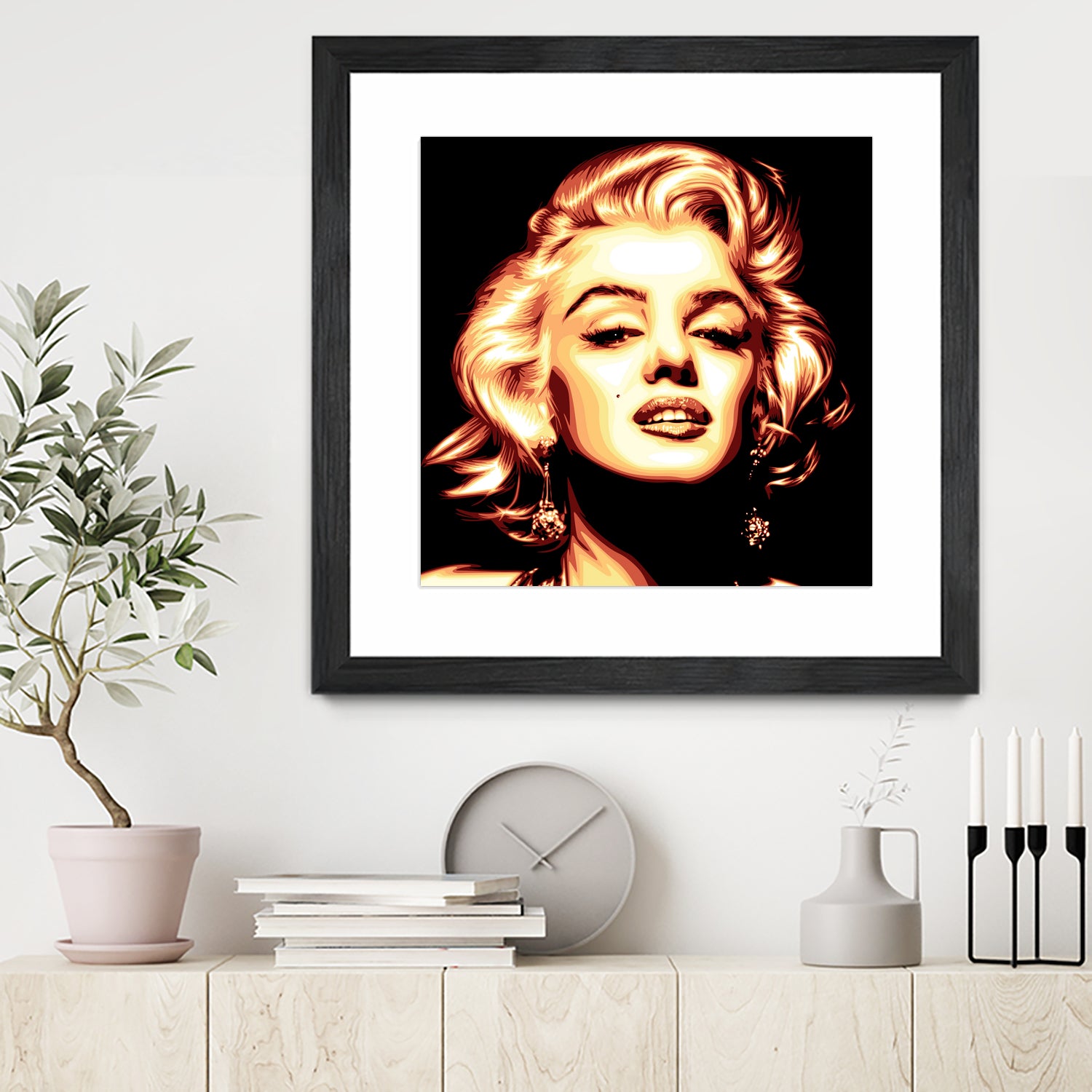 Marilyn Monroe by Harun Elibol on GIANT ART - white vector illustration