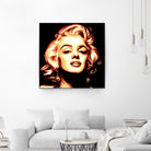 Marilyn Monroe by Harun Elibol on GIANT ART - white vector illustration